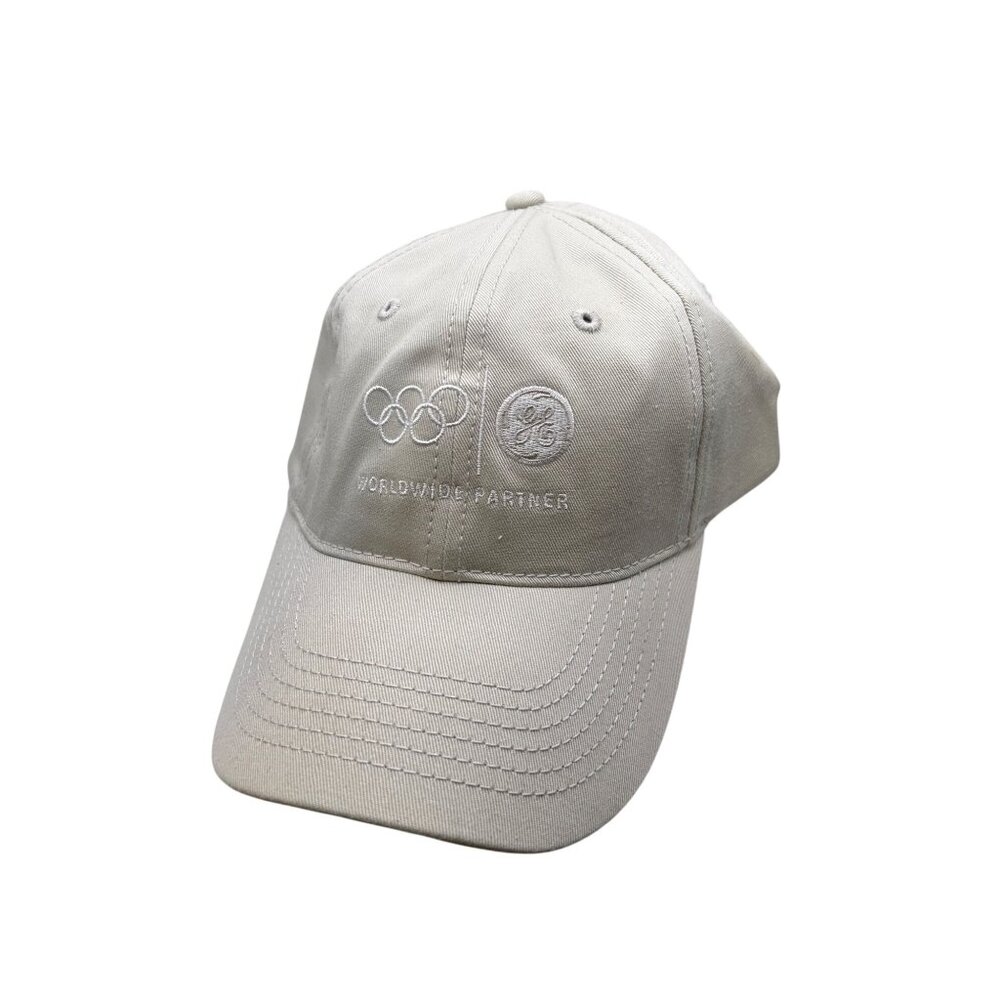 GE Worldwide Partner Olympic Beige Baseball Cap